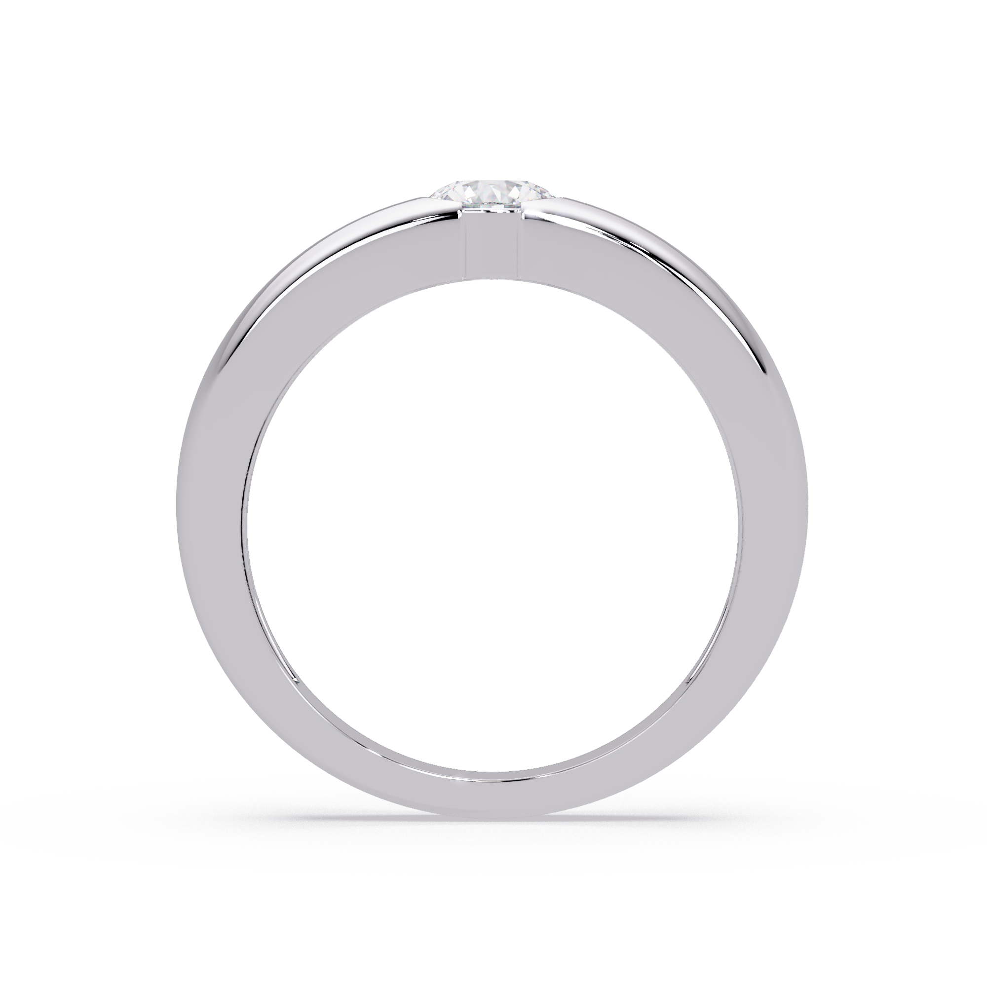 Radiant and Round Cut Diamond Eternity Ladies Ring