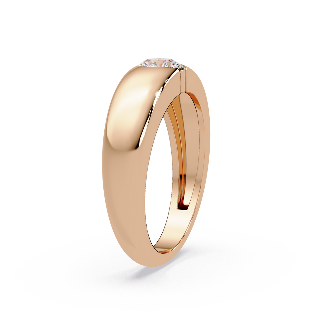 Radiant and Round Cut Diamond Eternity Ladies Ring
