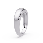 Radiant and Round Cut Diamond Eternity Ladies Ring