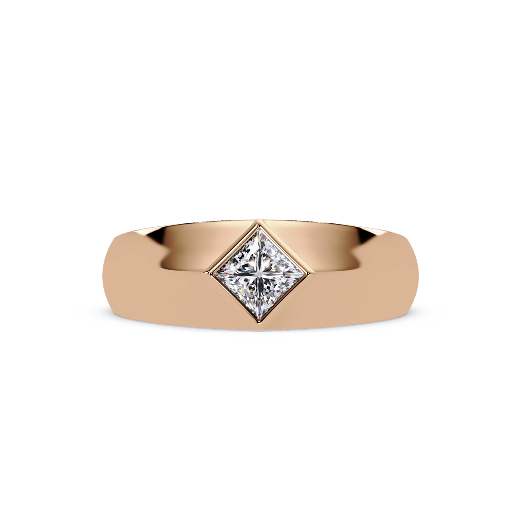 Solitaire Round Cut Diamond Halo Statement Ladies Ring