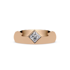 Solitaire Round Cut Diamond Halo Statement Ladies Ring