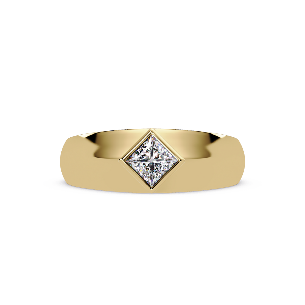 Solitaire Round Cut Diamond Halo Statement Ladies Ring