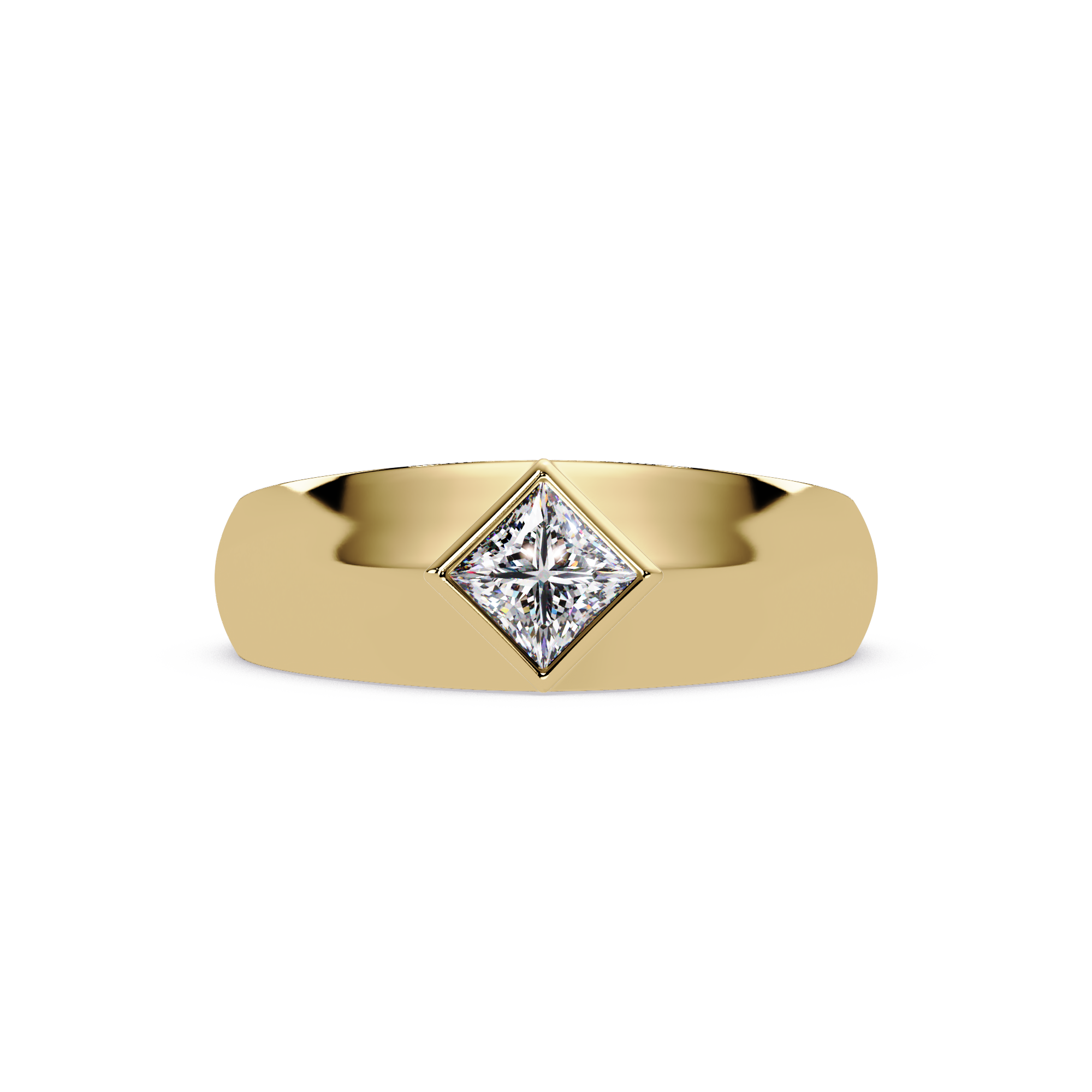 Solitaire Round Cut Diamond Halo Statement Ladies Ring