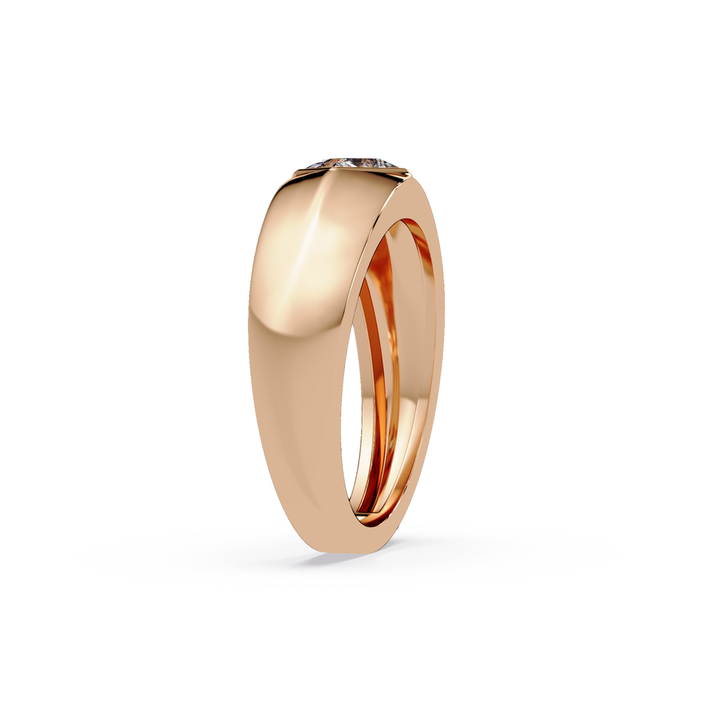 Solitaire Round Cut Diamond Halo Statement Ladies Ring