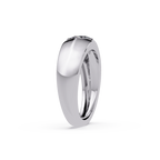 Solitaire Round Cut Diamond Halo Statement Ladies Ring
