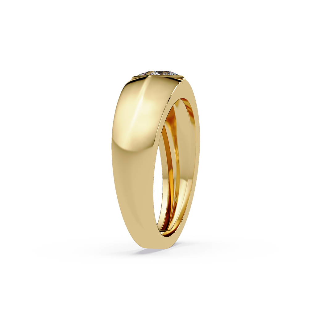 Solitaire Round Cut Diamond Halo Statement Ladies Ring