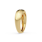 Solitaire Round Cut Diamond Halo Statement Ladies Ring