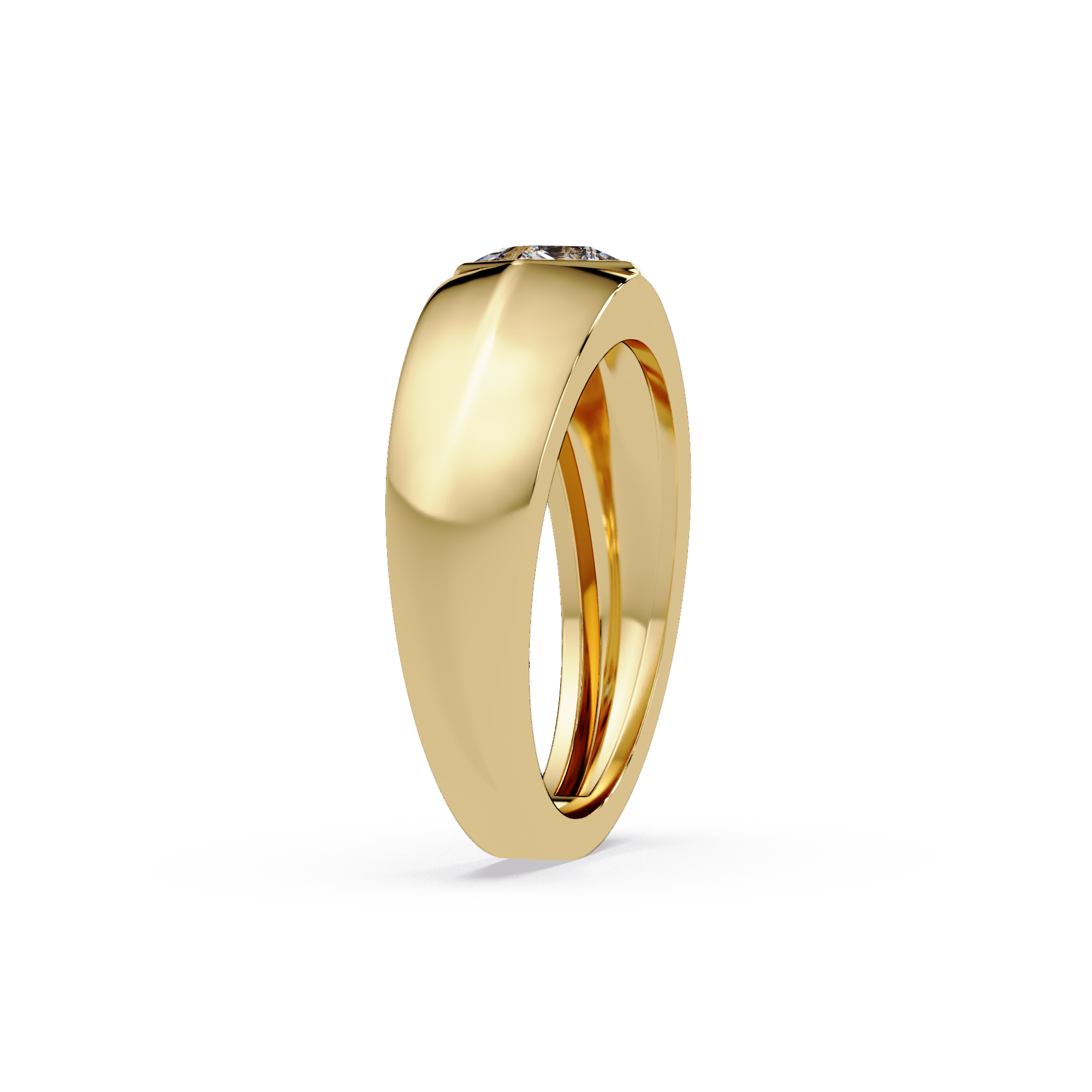Solitaire Round Cut Diamond Halo Statement Ladies Ring