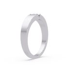 Radiant & Round Cut Diamond Band Ring