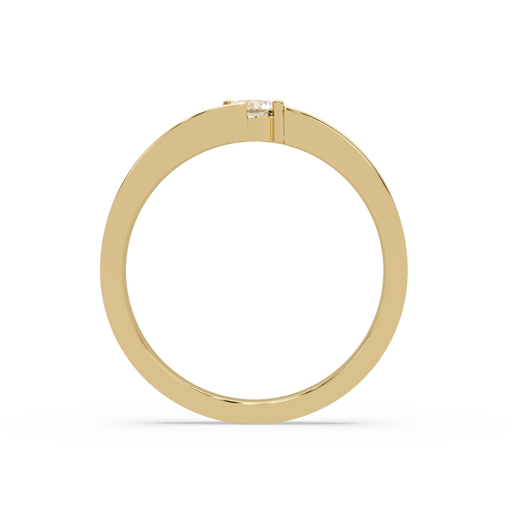 Radiant & Round Cut Diamond Band Ring