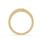 Radiant & Round Cut Diamond Band Ring