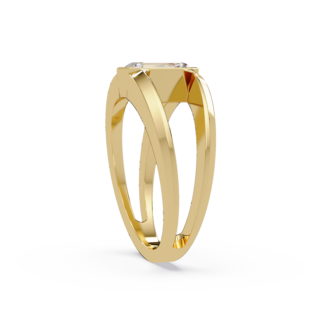 Emerald, Marquise & Round Cut Diamond Ladies Ring