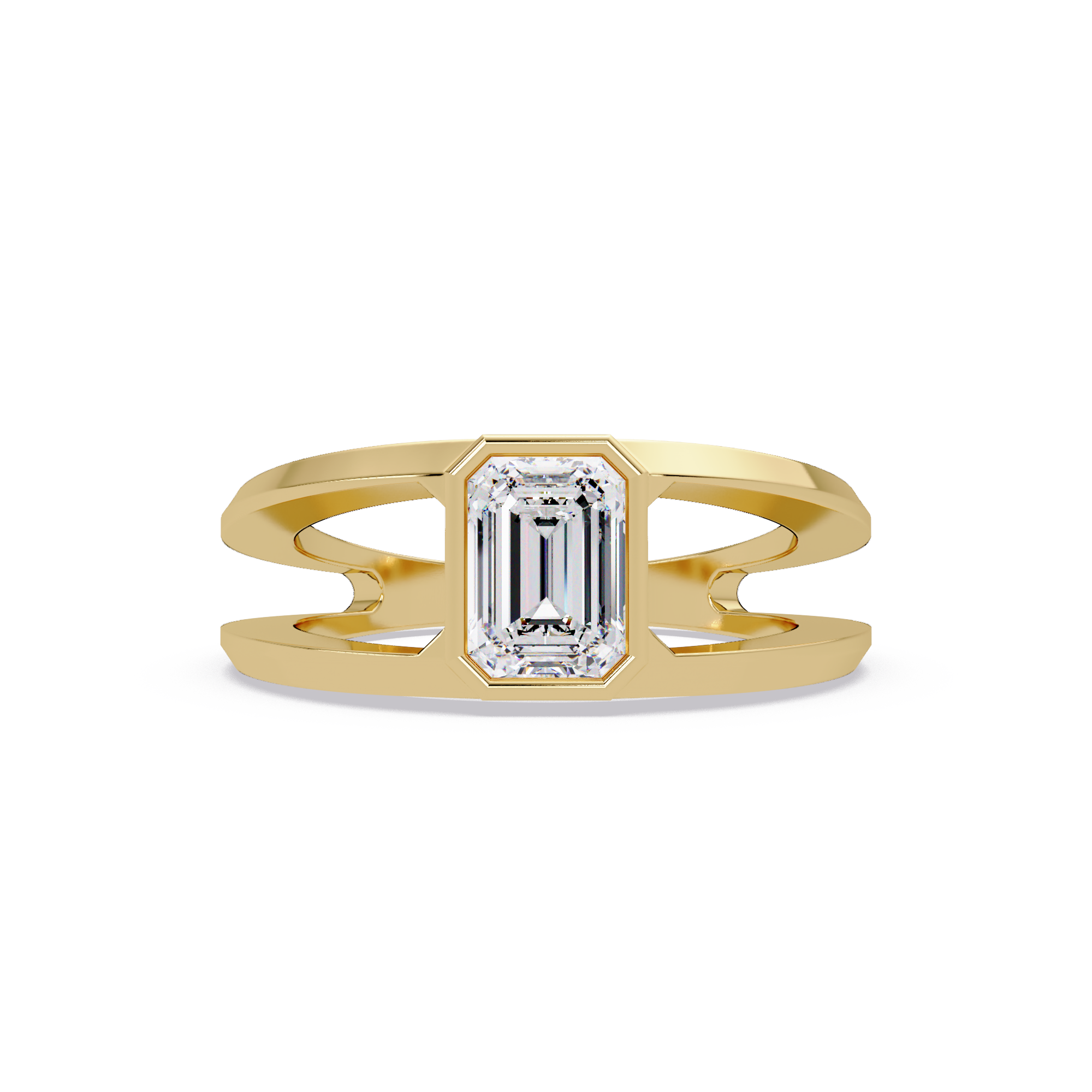 Emerald, Marquise & Round Cut Diamond Ladies Ring