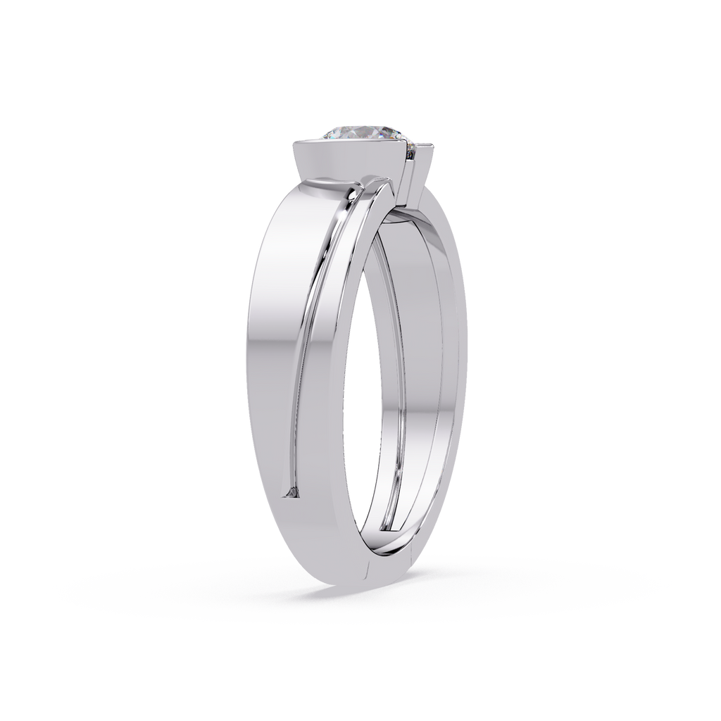 Round & Marquise Cut Diamond Ladies Ring
