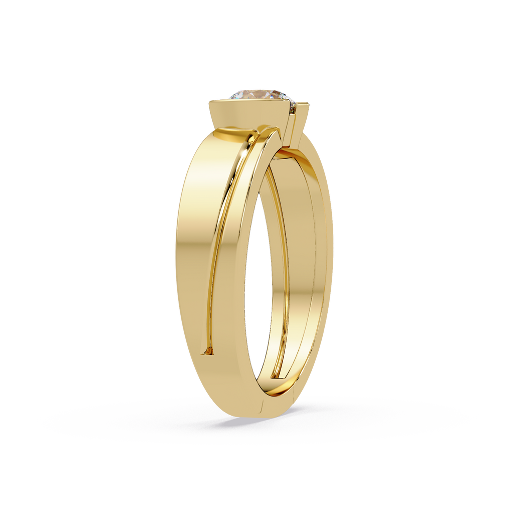 Round & Marquise Cut Diamond Ladies Ring