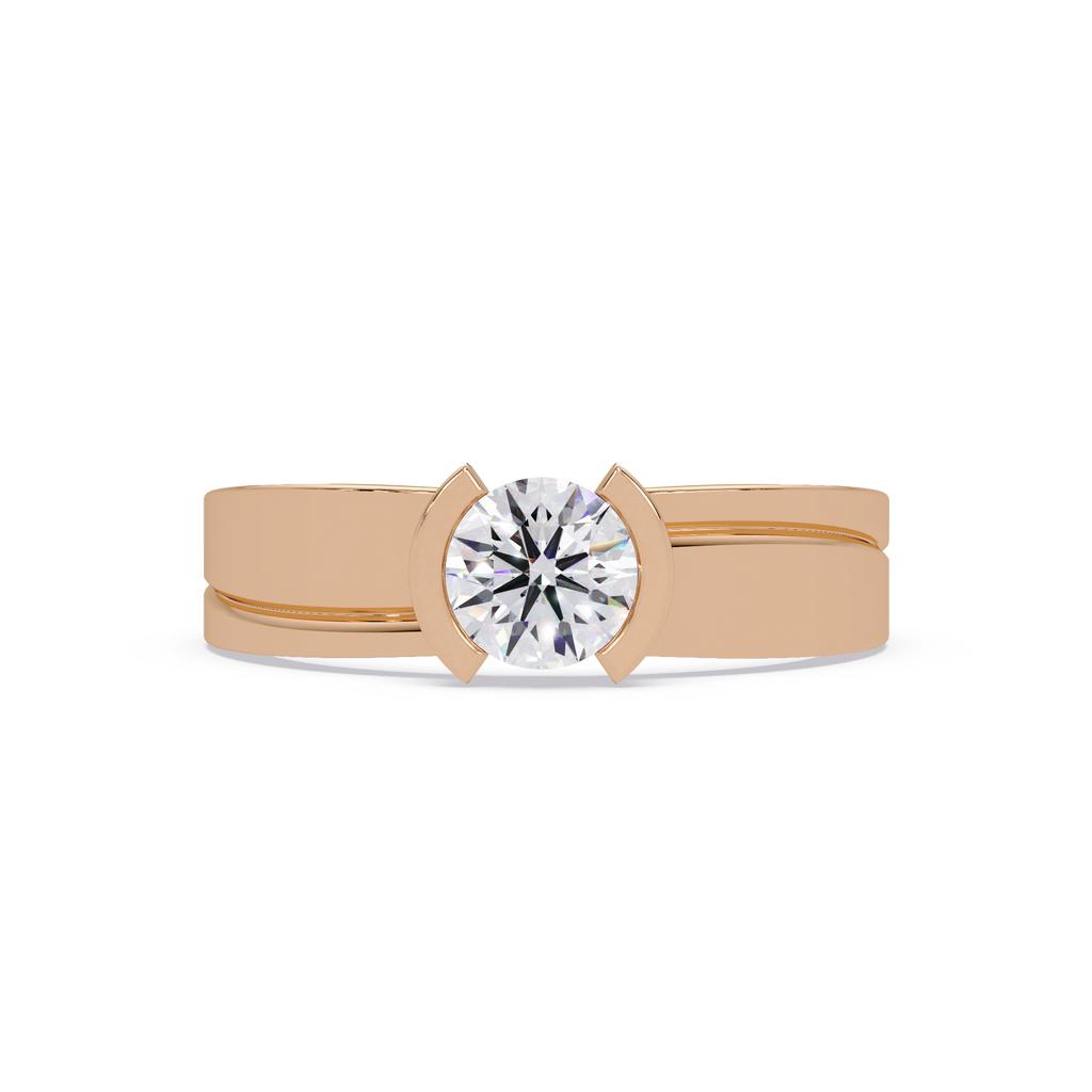 Round & Marquise Cut Diamond Ladies Ring