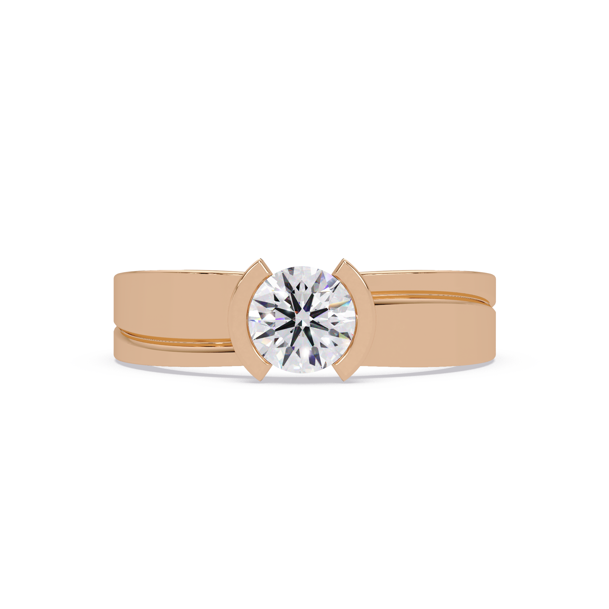Round & Marquise Cut Diamond Ladies Ring