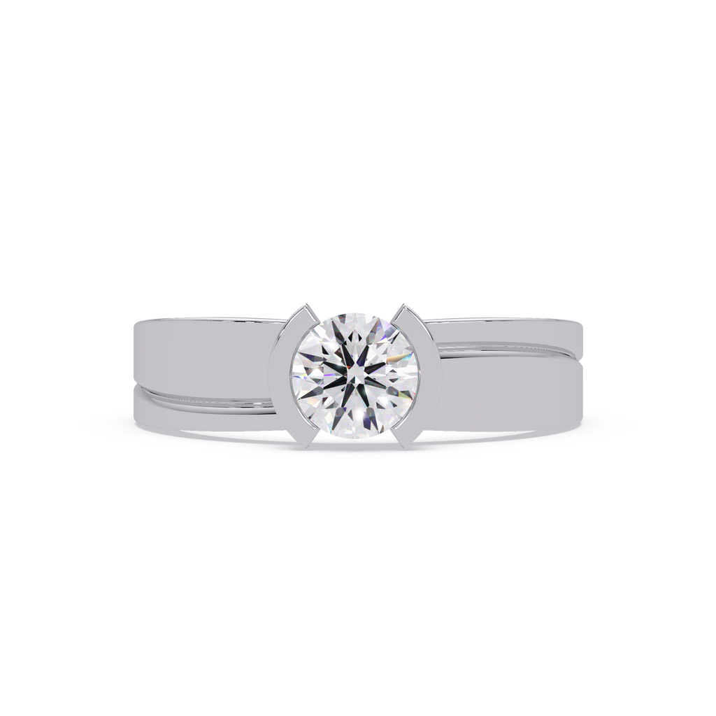 Round & Marquise Cut Diamond Ladies Ring