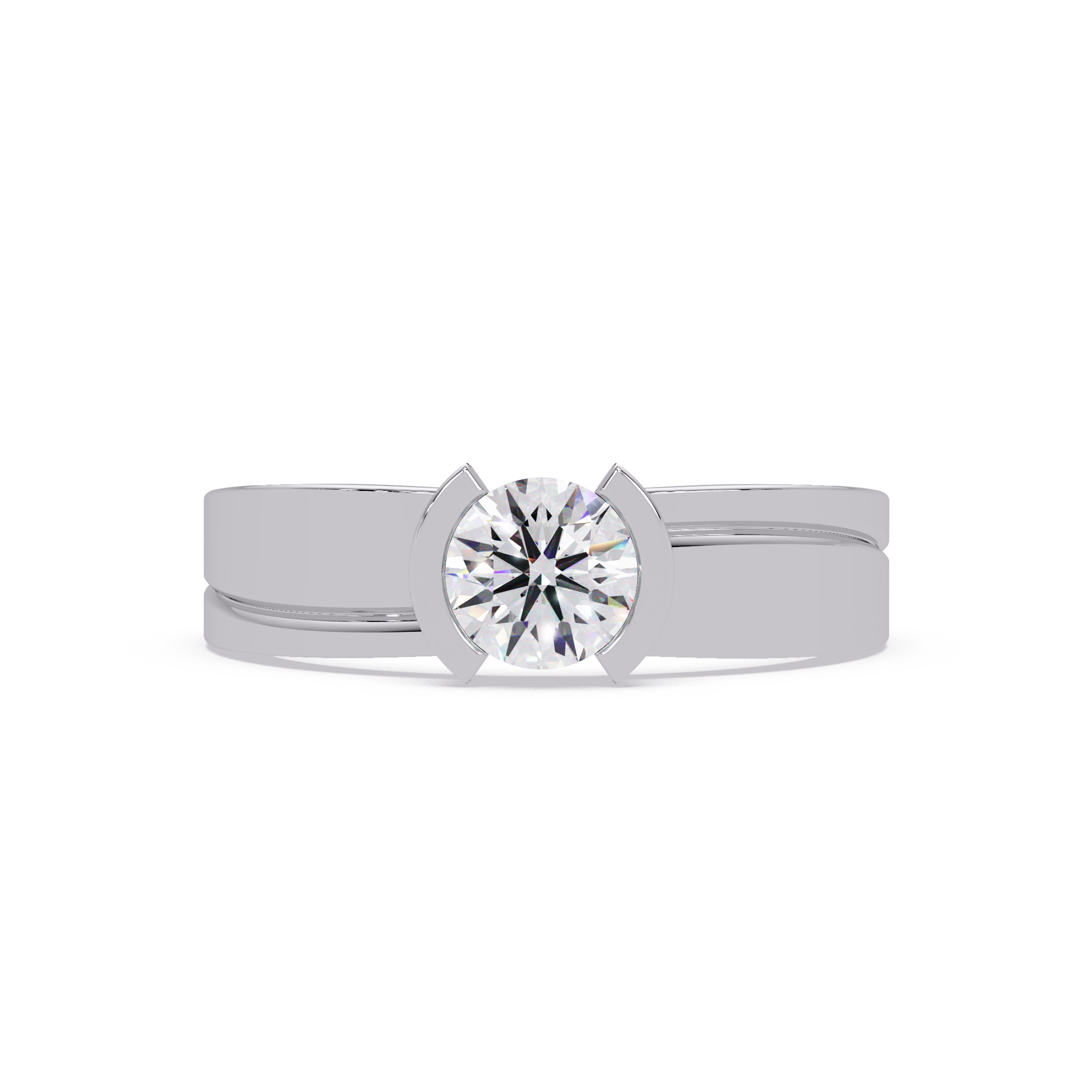 Round & Marquise Cut Diamond Ladies Ring