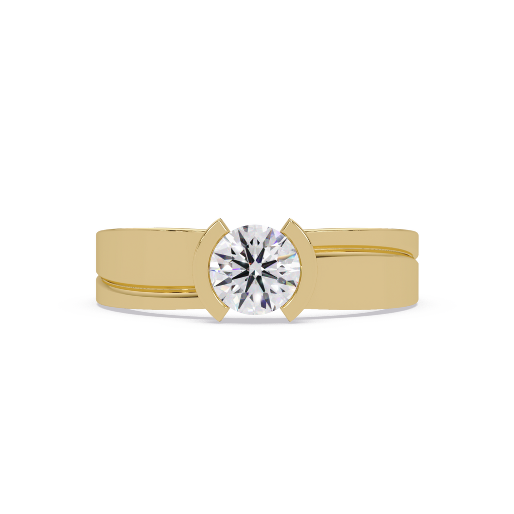 Round & Marquise Cut Diamond Ladies Ring