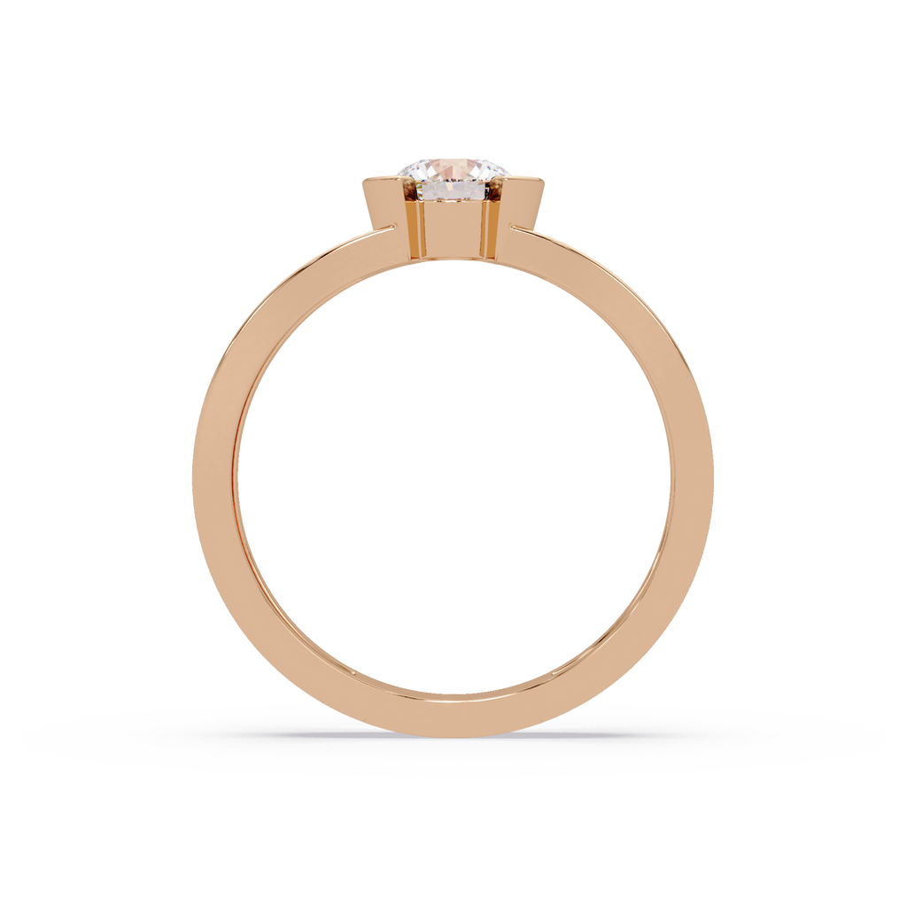 Round & Marquise Cut Diamond Ladies Ring