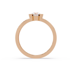 Round & Marquise Cut Diamond Ladies Ring