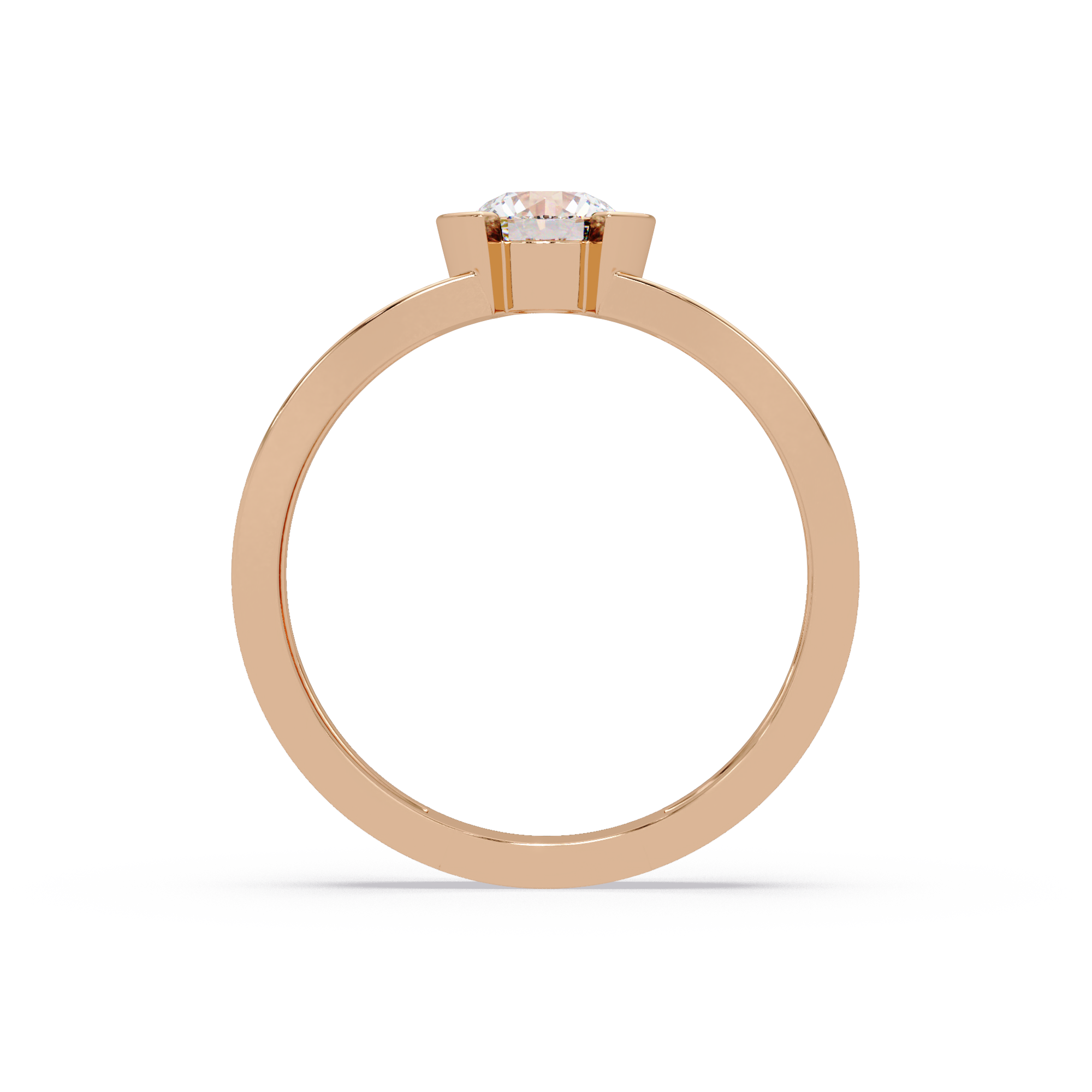 Round & Marquise Cut Diamond Ladies Ring