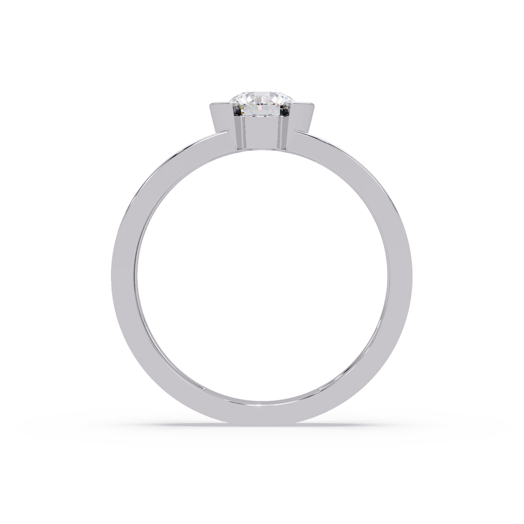 Round & Marquise Cut Diamond Ladies Ring