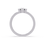 Round & Marquise Cut Diamond Ladies Ring