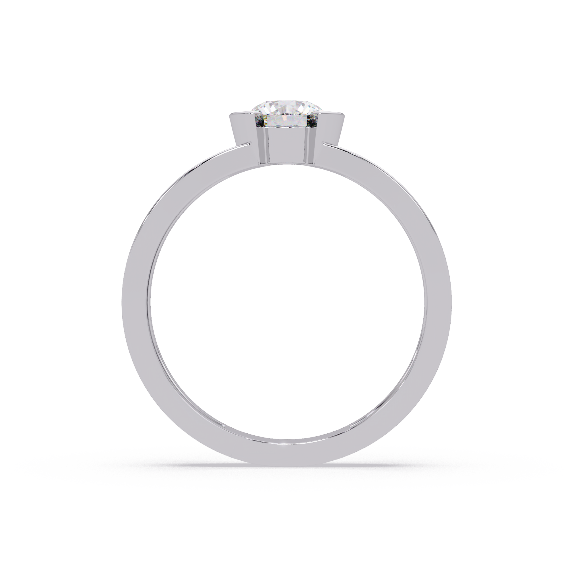 Round & Marquise Cut Diamond Ladies Ring