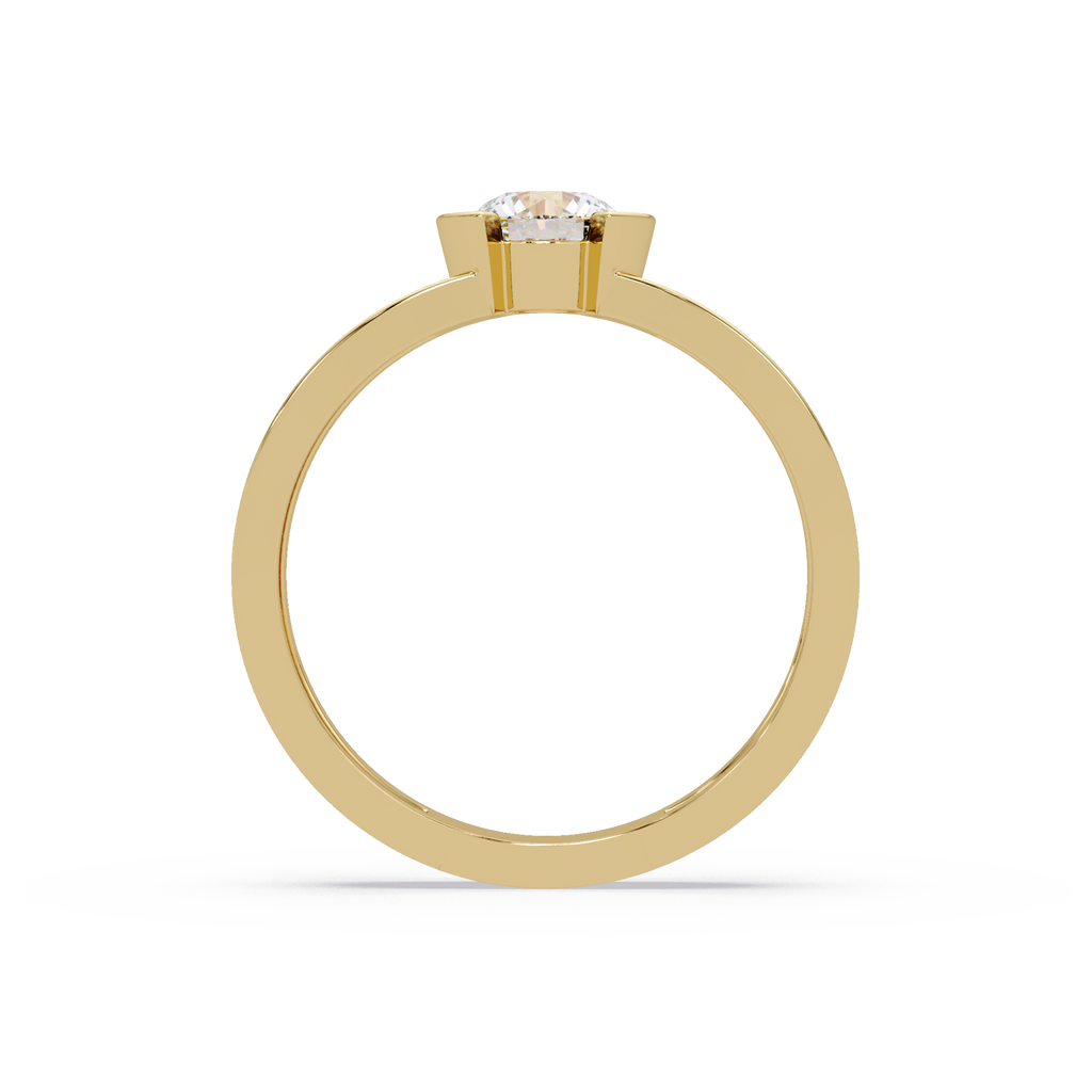 Round & Marquise Cut Diamond Ladies Ring