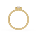 Round & Marquise Cut Diamond Ladies Ring