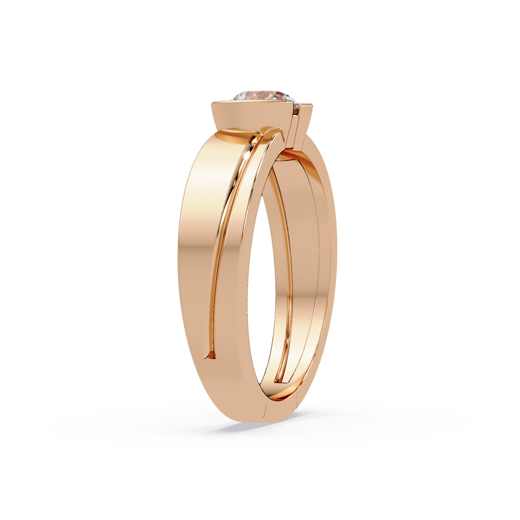 Round & Marquise Cut Diamond Ladies Ring
