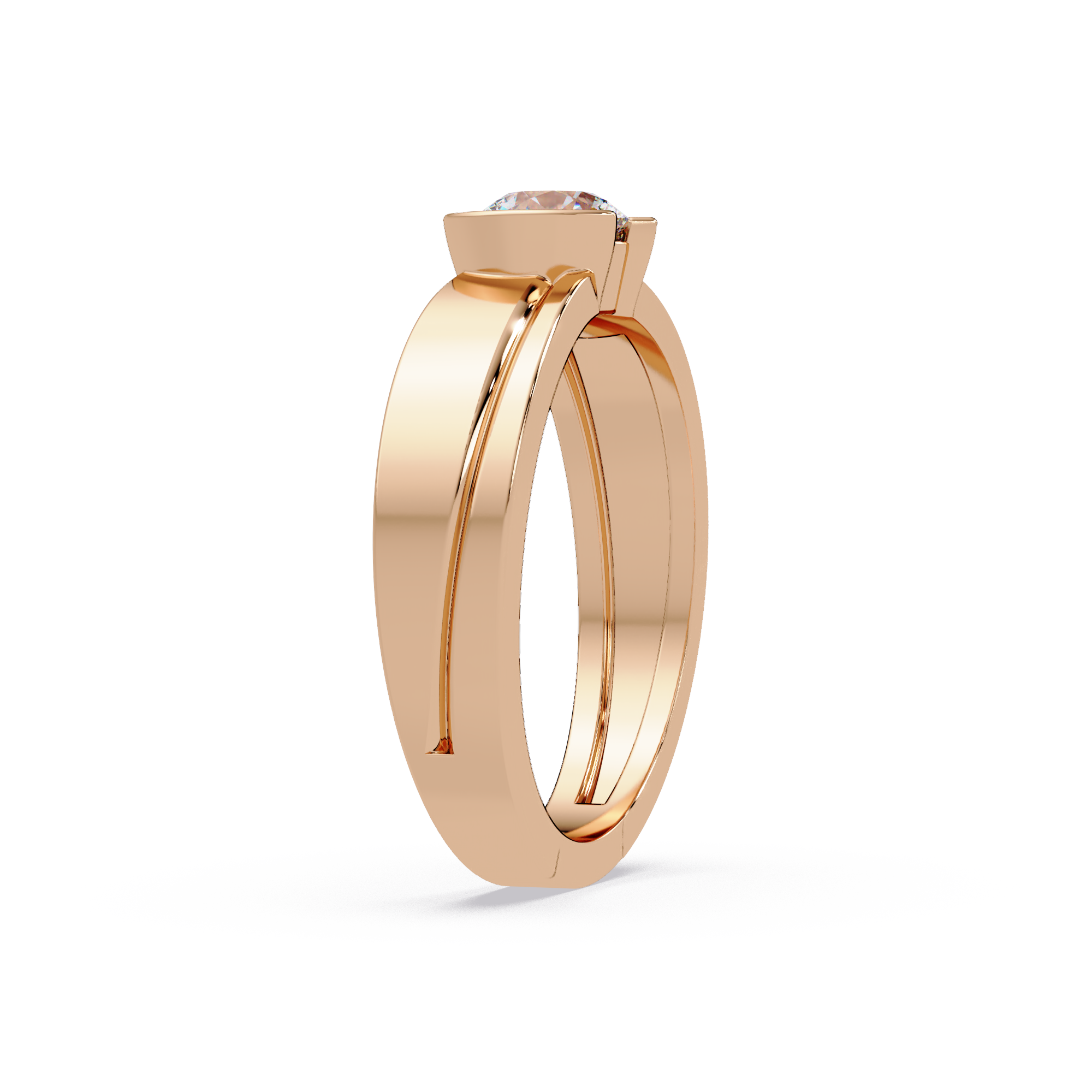 Round & Marquise Cut Diamond Ladies Ring