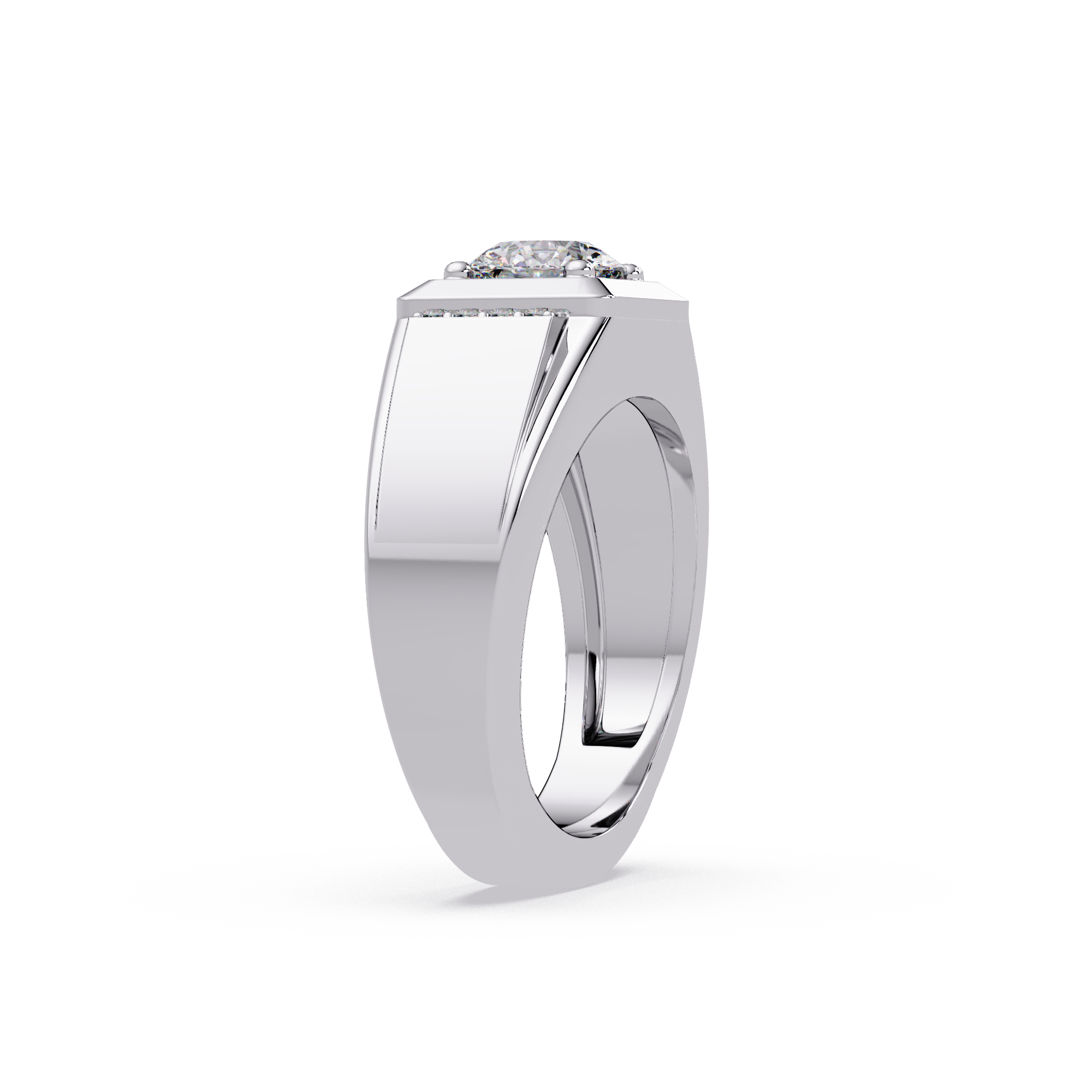 Cushion Square, Marquise & Round Cut Diamond Ladies Ring