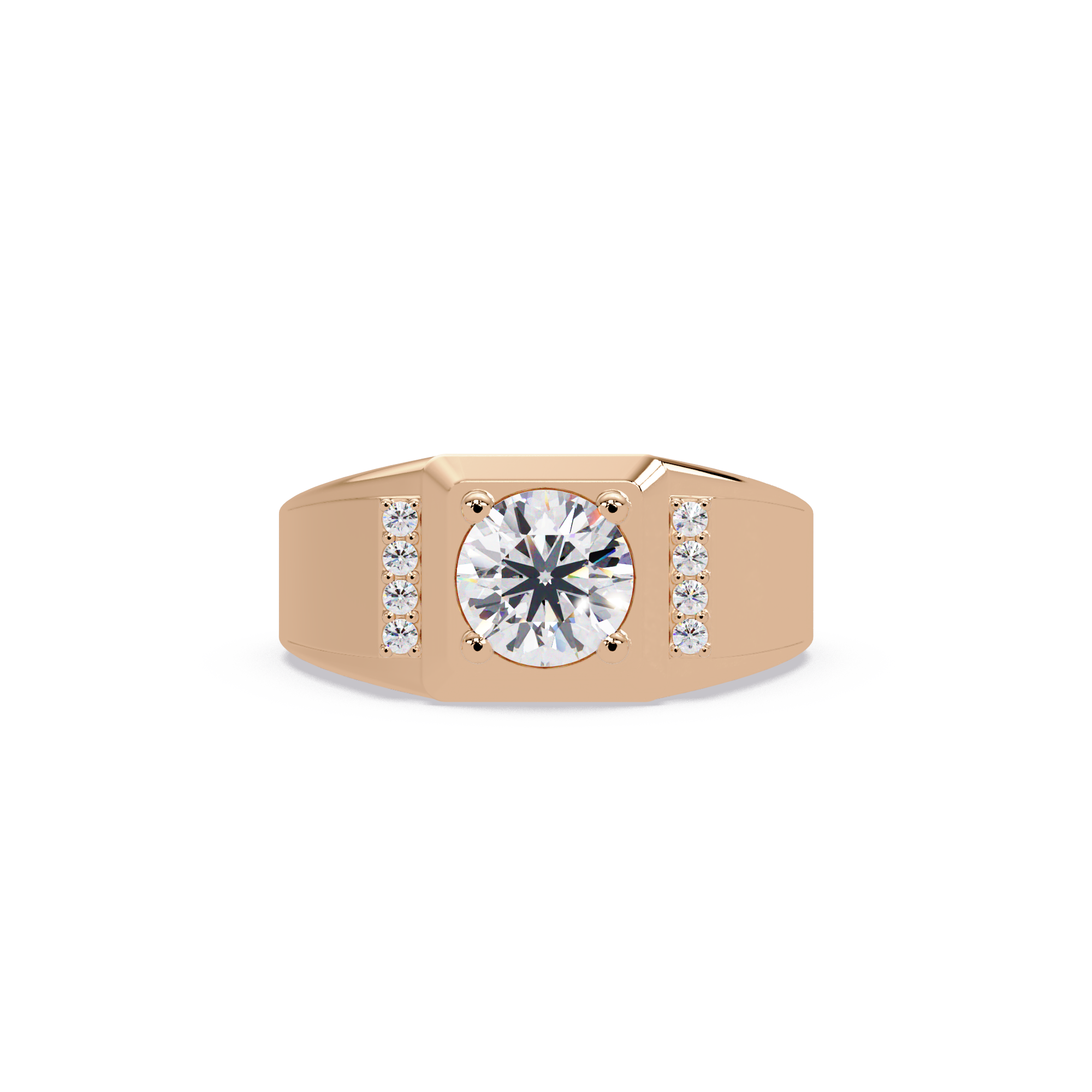 Cushion Square, Marquise & Round Cut Diamond Ladies Ring