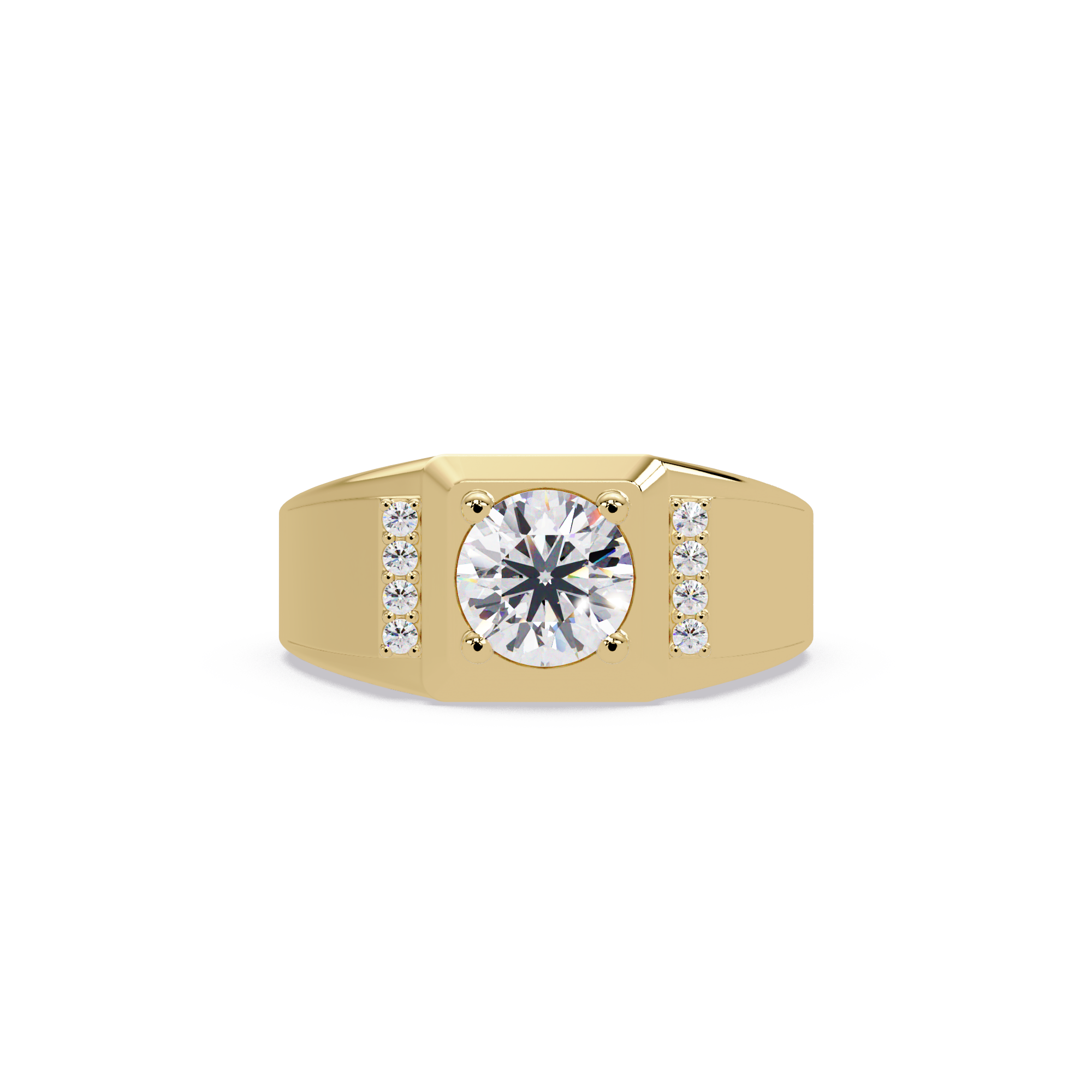 Cushion Square, Marquise & Round Cut Diamond Ladies Ring