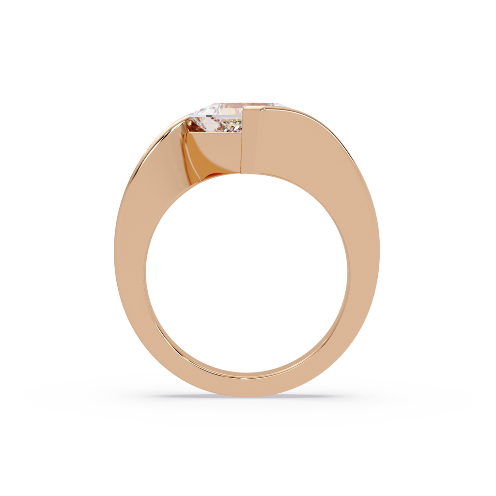 Princess Cut Diamond Ladies Ring