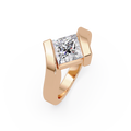 Princess Cut Diamond Ladies Ring