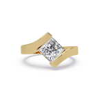 Princess Cut Diamond Ladies Ring