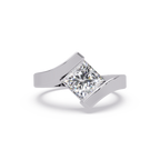 Princess Cut Diamond Ladies Ring