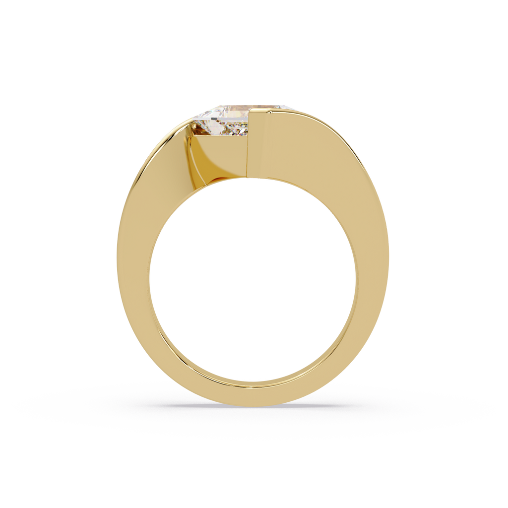 Princess Cut Diamond Ladies Ring