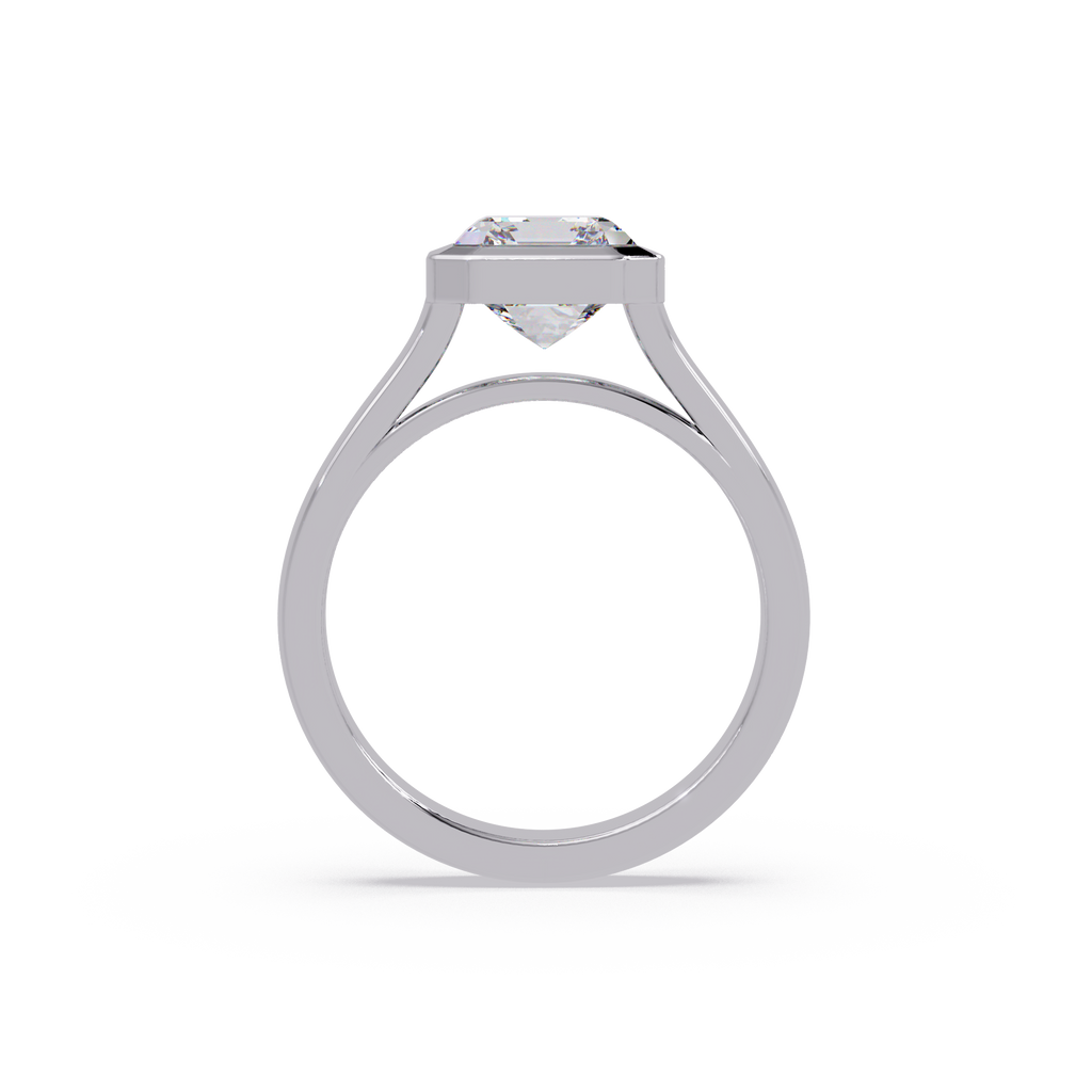 Princess Cut Diamond Ladies Ring