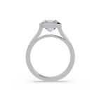 Princess Cut Diamond Ladies Ring