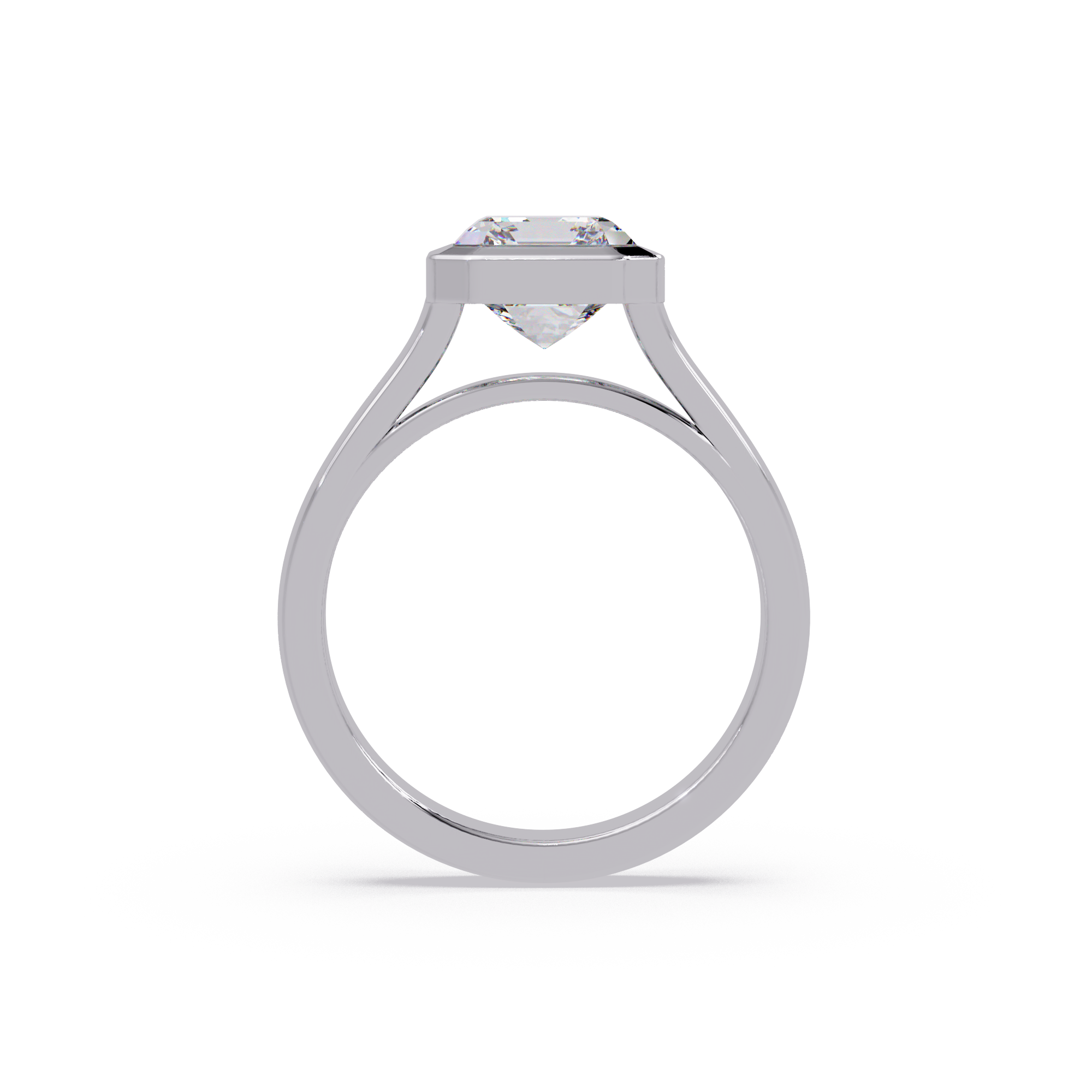 Princess Cut Diamond Ladies Ring