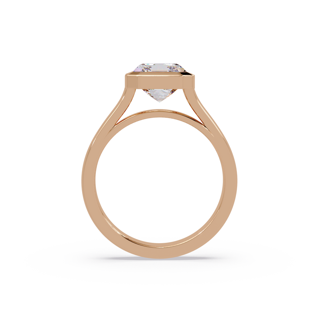 Princess Cut Diamond Ladies Ring