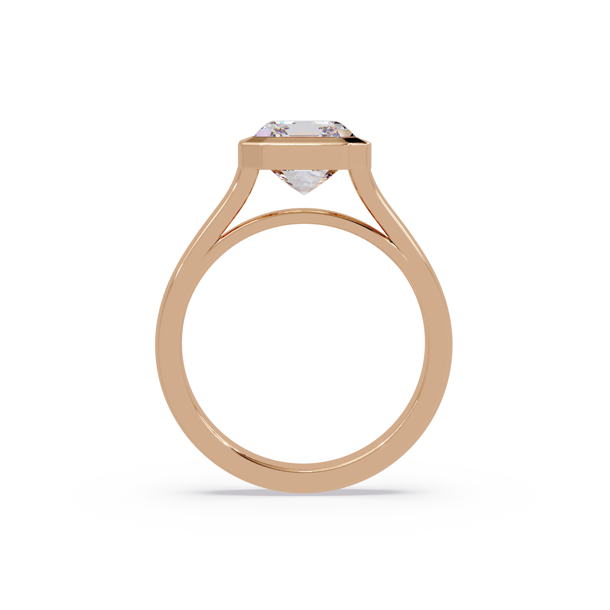 Princess Cut Diamond Ladies Ring