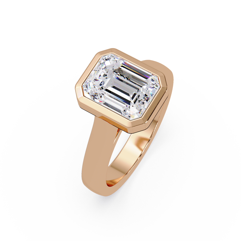 Princess Cut Diamond Ladies Ring