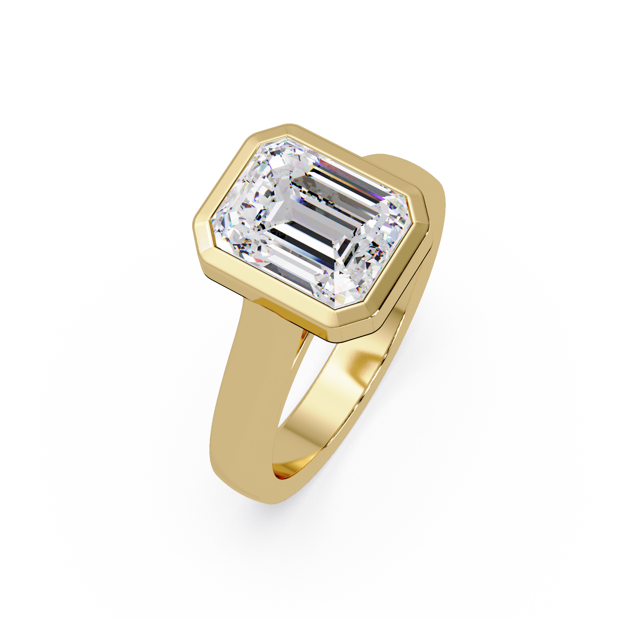 Princess Cut Diamond Ladies Ring