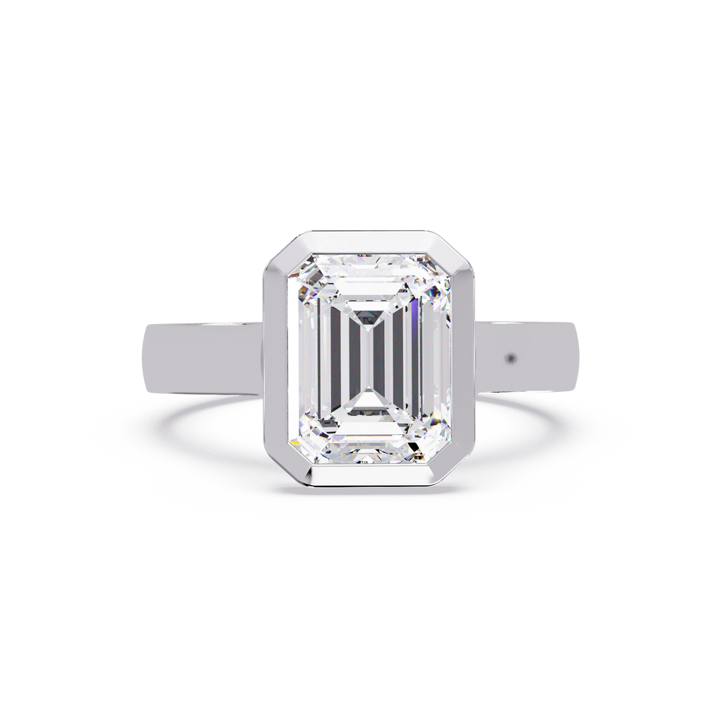 Princess Cut Diamond Ladies Ring